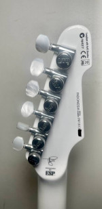 ESP LTD TED-600T Ted Aguilar Signature Snow White Electric Guitar 2018