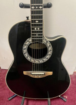 1996 Ovation 1867 Legend Acoustic/Electric Guitar - Black with OHSC