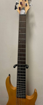 1993 Washburn MB-6 | 6 String Bass Guitar w/ Natural Wood Finish
