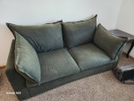 Ikea Sleeper sofa, dark green.