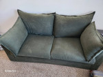 Ikea Sleeper sofa, dark green.