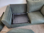 Ikea Sleeper sofa, dark green.