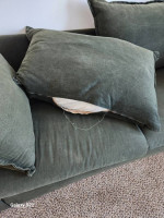 Ikea Sleeper sofa, dark green.