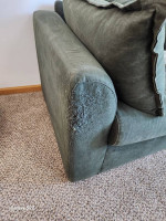 Ikea Sleeper sofa, dark green.