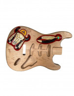 Custom Maple Stratocaster Body - Montana Carvings