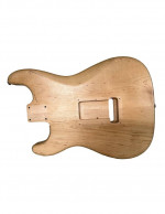 Custom Maple Stratocaster Body - Montana Carvings - Wolves
