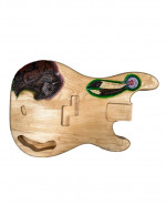 Custom Maple Precision Bass Body - Montana Carving