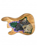 Custom Maple Precision Bass Body - Montana Carving