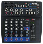 Gemini Sound Audio Equipment GEM-08USB Compact 8 CH mixer