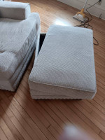 BOB'S Cream colored sofa and Chair & Misc furniture/decor