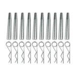 Galaxy Stage GS34-PC, Pins and Safety Clips for GS34 truss - 10 Packs