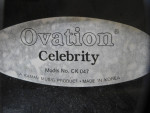 Ovation Celebrity CK 047 Acoustic Electric Guitar