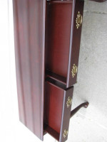 Queen Anne Mahogany Console SOFA Table with 2 drawers