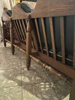 1950s Mid Century Spanish Revival Style 3-Seater Sofa For Sale