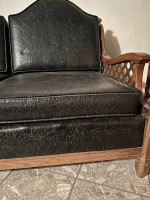 1950s Mid Century Spanish Revival Style 3-Seater Sofa For Sale