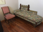 Antique Fainting Sofa/Bed and Chair