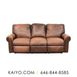 Leather Italia Arizona Collection Reclining Sofa (Was 4000)