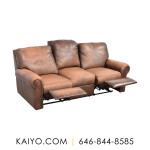 Leather Italia Arizona Collection Reclining Sofa (Was 4000)