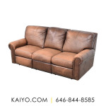 Leather Italia Arizona Collection Reclining Sofa (Was 4000)