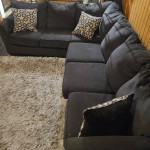 Sectional Couch sofa with Chair and ottoman $275