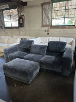 American Leather Malibu Sofa & Ottoman (Delivery Available)