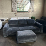 American Leather Malibu Sofa & Ottoman (Delivery Available)