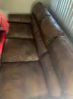 Jeromes Leather couch/sofa