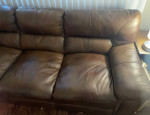 Jeromes Leather couch/sofa