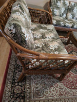 Rattan Sofa, Love Seat, Coffee Table & End Table