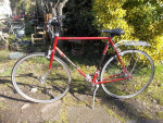 Raleigh Grand Prix,vintage 12 sp,23.5"fr,27" cruiser/road bike!