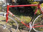 Raleigh Grand Prix,vintage 12 sp,23.5"fr,27" cruiser/road bike!