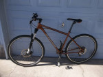 Redline d440,10 speed,19"fr,hardtail,700x40C,disc brakes!,hybrid bike