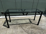 Sofa Table & End Table Glass Metal