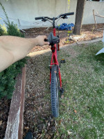 Red Specialized Hardrock Sport Bike
