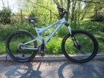 Med GT Full Suspension 24 Speed Mountain Bike Fluid Disc Brakes
