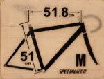 Ladies 51cm All Carbon Road  Bike