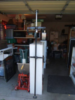 Pressure Mounted Vertical Hang Bike Rack