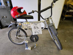 CALLS ONLY!! VINTAGE 1975 SILVER FOX BMX BIKE BICYCLE