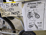 CALLS ONLY!! VINTAGE 1975 SILVER FOX BMX BIKE BICYCLE