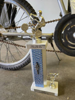 CALLS ONLY!! VINTAGE 1975 SILVER FOX BMX BIKE BICYCLE