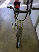 CALLS ONLY!! VINTAGE 1975 SILVER FOX BMX BIKE BICYCLE