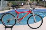 Vintage 1996 Proflex 656 Full Suspension Mountain Bike Small