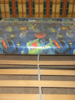 sofa three seats with pull out bed