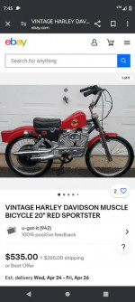 1994 Roadmaster Harley Davidson bicycle