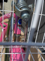 Micargi pantera GTS Woman’s Pink cruiser w-basket and Springer front