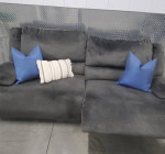 GRAY RECLINER SOFA