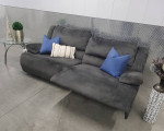 GRAY RECLINER SOFA