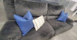GRAY RECLINER SOFA