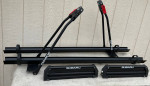 Subaru Yakima RAPTOR AERO bike roof racks and snowboard ski rack