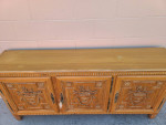 Modern regency wood console Media entryway buffet sofa sideboard table